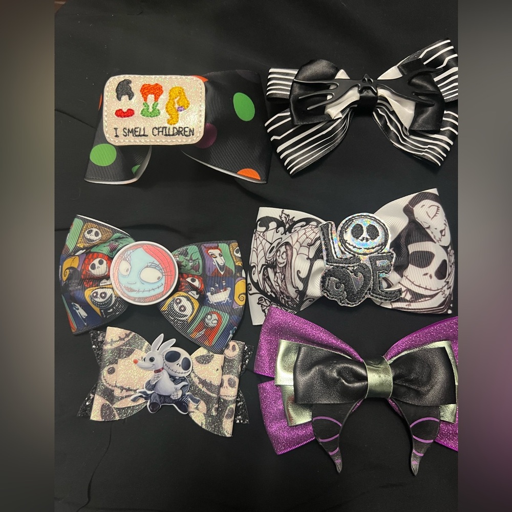 Nightmare before Christmas Hocus Pocus hair clips